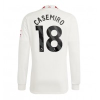 Billiga Manchester United Casemiro #18 Tredje fotbollskläder 2023-24 Långärmad